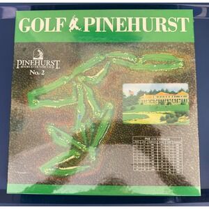 Pinehurst No. 2 Golf Course 550 Piece Jigsaw Puzzle Donald Moss 1996 18"x24" NEW